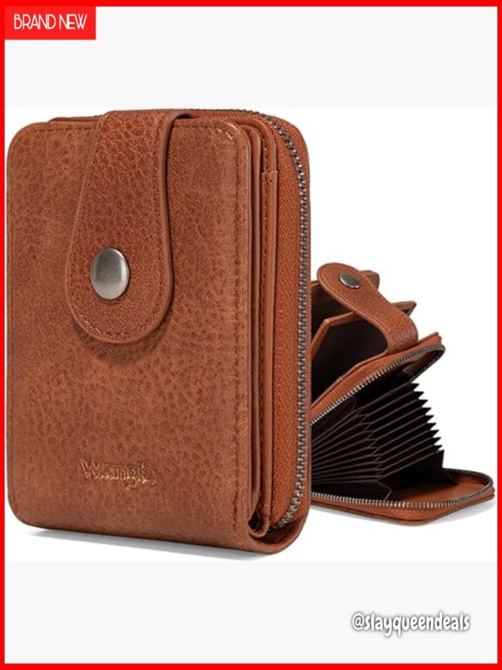 RFID Blocking Credit Card Holder Wallet Compact Women's Small Leather Case